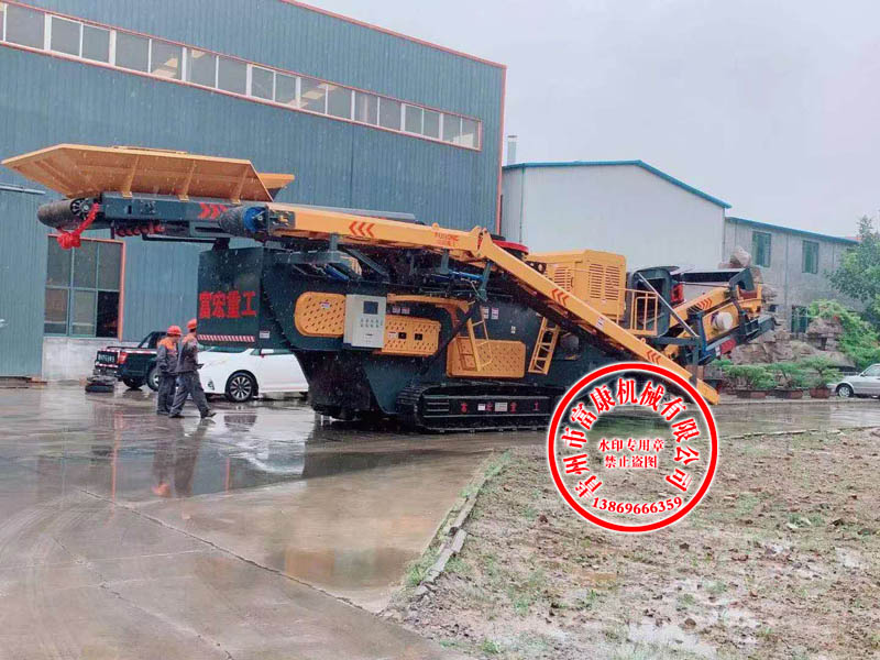 移動碎石機廠家成品率高 有電機動力、柴油動力兩款配置，滿足你的不同需求